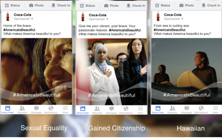 Coke Facebook Ad Examples