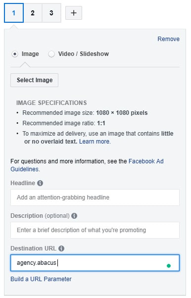 instagram ad creative image specifications